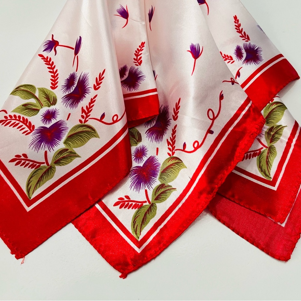 SCARF | SATIN | Floral